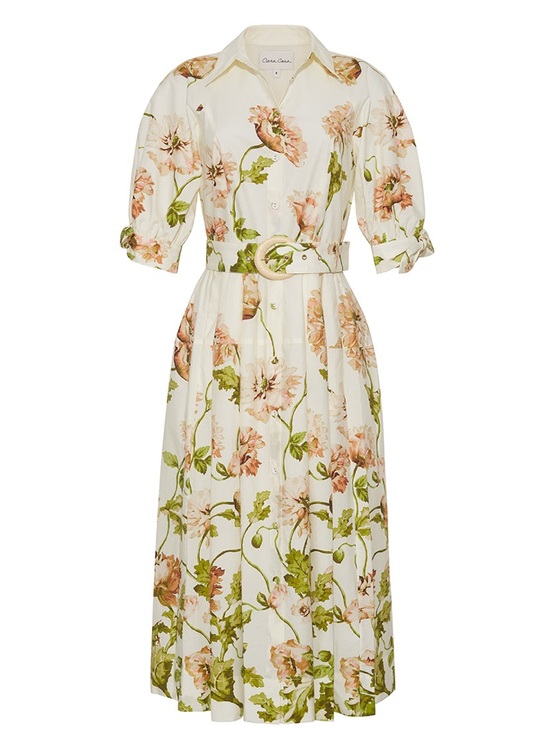 Cara Cara Caro Poplin Midi Dress $695 NEW without tag - Picture 9 of 9